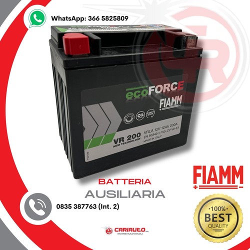 Batteria vr200 fiamm 12v - fiamm, 12ah
